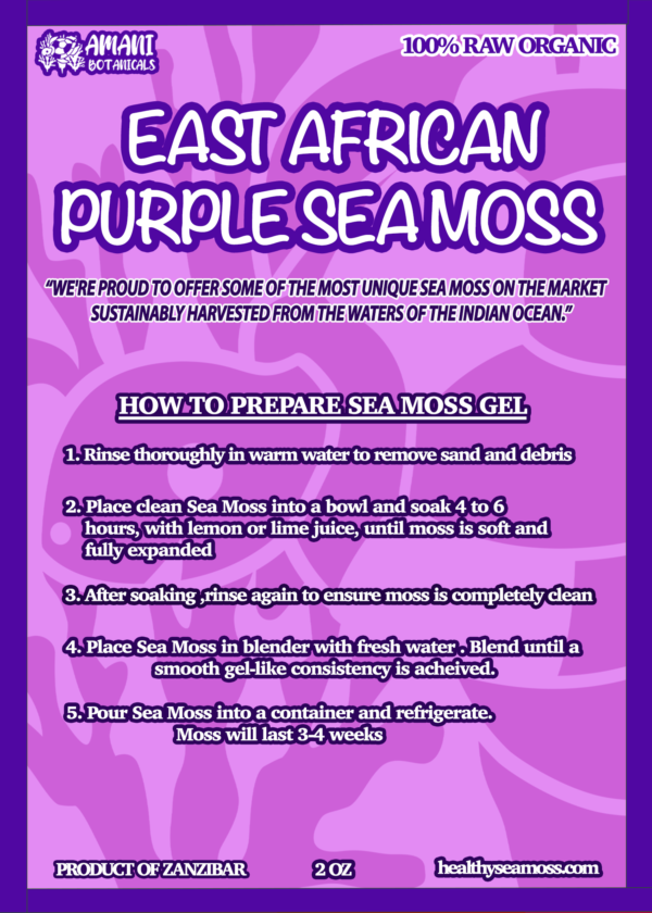 Raw: Purple Sea Moss